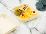 Food Grade Disposable Wooden Tray for Bakery Display and Serving - Image 3