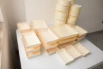 Wholesale Stackable Wooden Food Tray Disposable Biodegradable Bakery Dessert Serving Tray for Commercial Use - Image 5