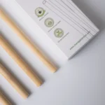 Factory Production Batch of Environmentally Friendly Portable Bamboo Drinking Straws Can Be Printed logo - Image 5