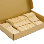 Factory Direct Sale Bulk Can Be Customised Size 140 170mm Eco-friendly Biodegradable Bamboo Knife. Bamboo Fork and Bamboo Spoon - Image 5