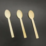 Factory Custom 100% Compostable Eco-friendly Bambu Wooden Flatware Spoon/Fork/Knife Disposable Bamboo Cutlery Set - Image 4