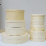Рождественские деревянные коробки для выпечки, продуктов питания, одноразовые, с индивидуальным логотипом, круглые деревянные коробки для тортов, сыра и выпечки с крышкой. — изображение 3