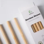 Factory Wholesale Environmentally Friendly Biodegradable Hu Printable logo Bamboo Straws - Image 3